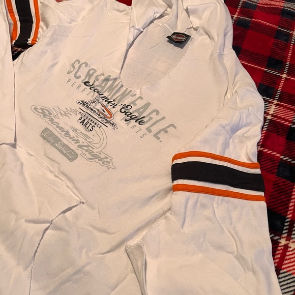 Harley Davidson cotton hoodie,  pull over - Picture 2 of 3